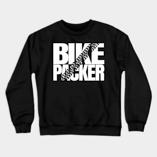 Bikepacker - Travel with bike backpacker gift Crewneck Sweatshirt